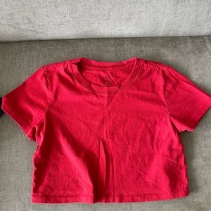 Urban outfitters red short t-shirt